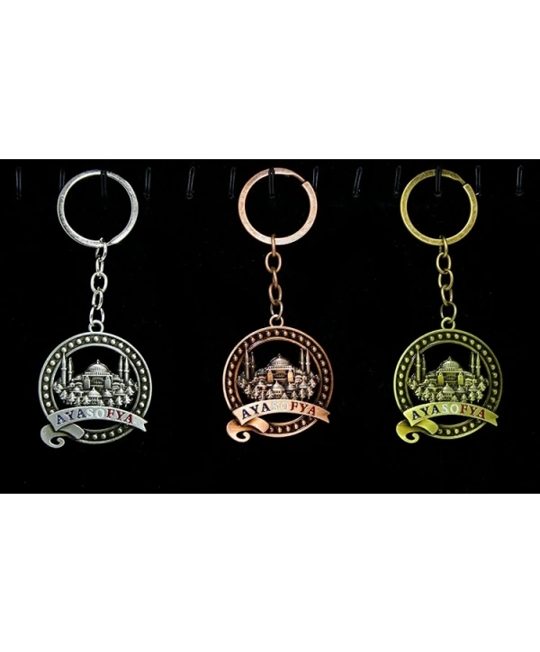 Metal Ayasofya Anahtarlık Alk2205