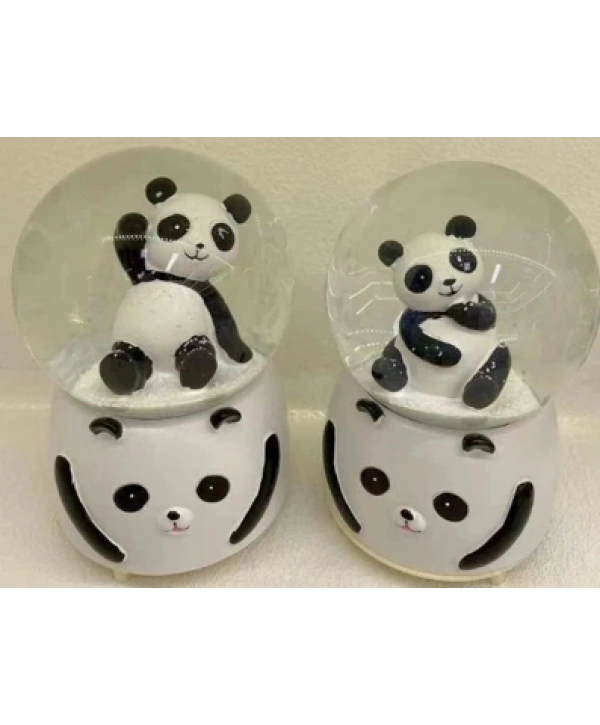 Siyah-beyaz Panda Kar Küresi Büyük Boy