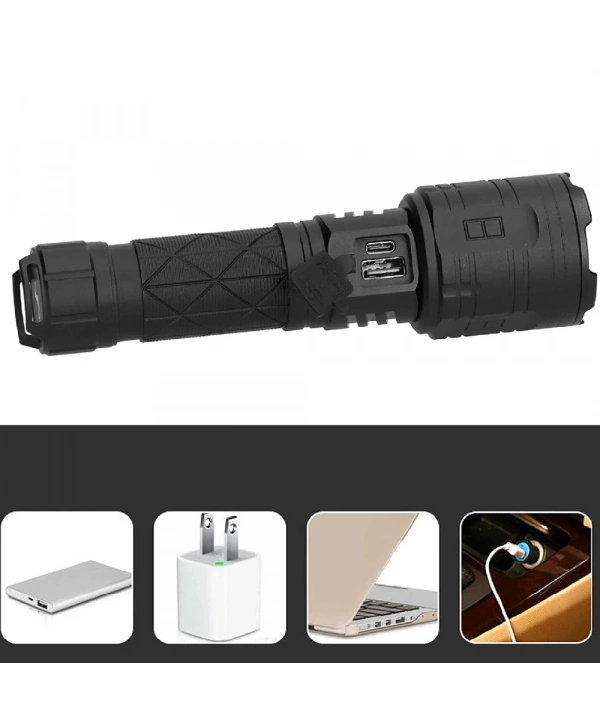 3000 Lümen Güçlü El Feneri  Wt-604