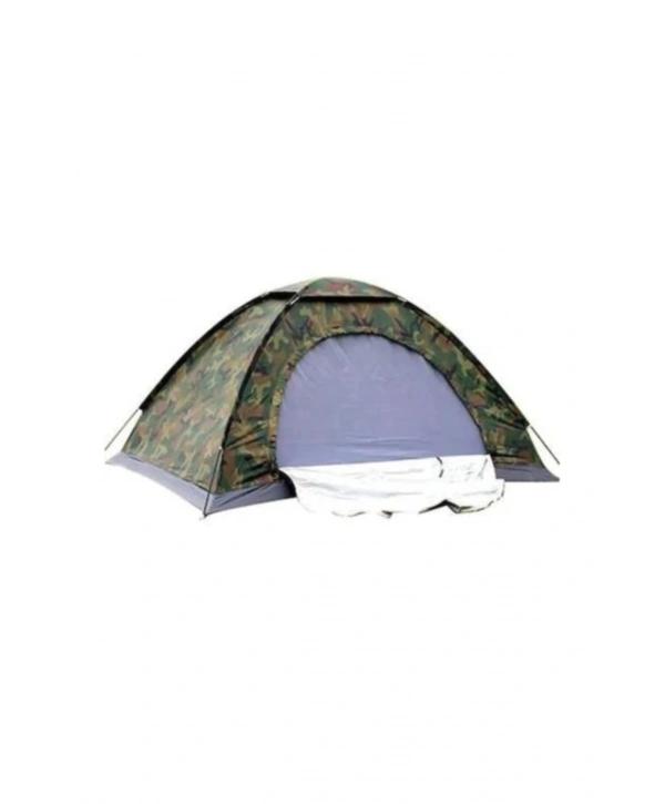 4 Kişilik Kamuflaj Desenli Kolay Kurulumlu Kamp Çadırı