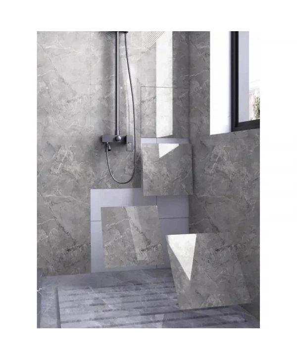 Gri Mermer Desen Du Sticker (30*30)