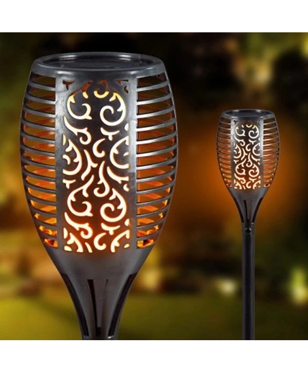 Alev Efektli Solar Bahçe Lambası (51 Cm)