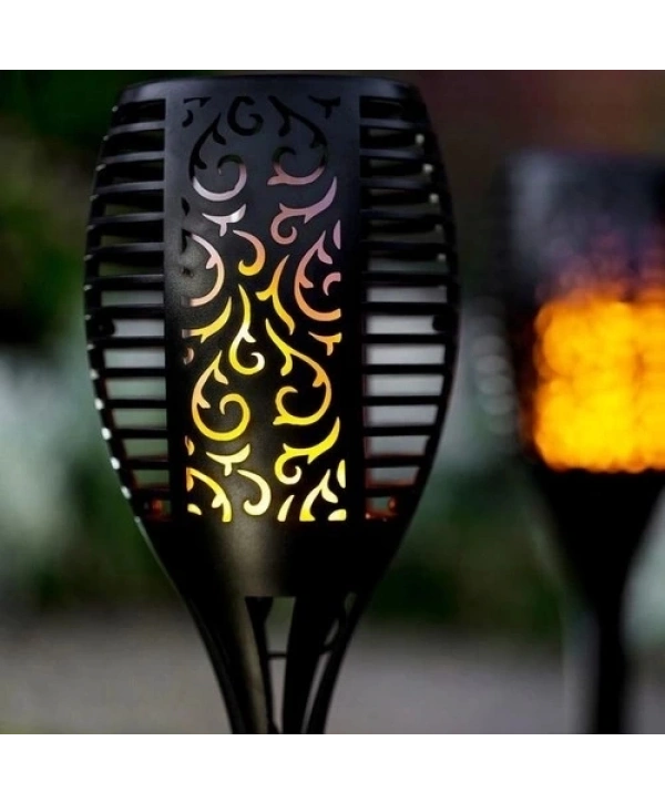Alev Efektli Solar Bahçe Lambası (51 Cm)