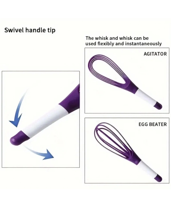 Silikon Saplı 2 İşlevli Çırpıcı (balon Ve Düz)