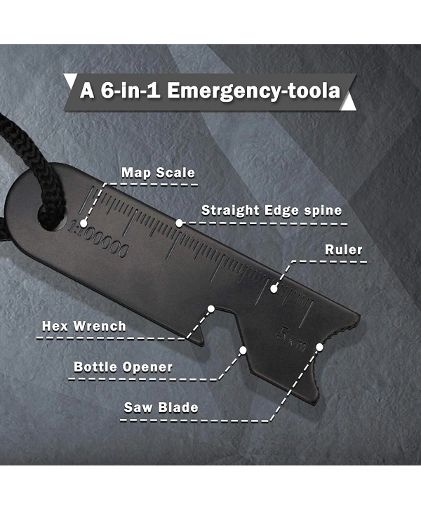 Survive Magnezyum Çubuğu Ateş Başlatıcı Çakmak Taşı