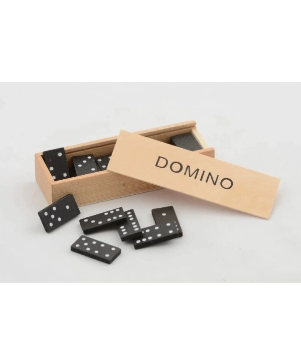 Ahşap Kutulu Domino Oyunu Alk4019