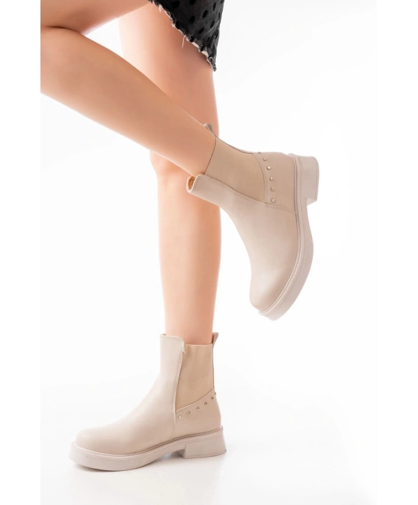 02-2005 Bej Lastikli Günlük Kadın Bot