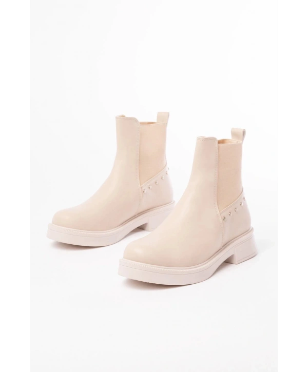 02-2005 Bej Lastikli Günlük Kadın Bot