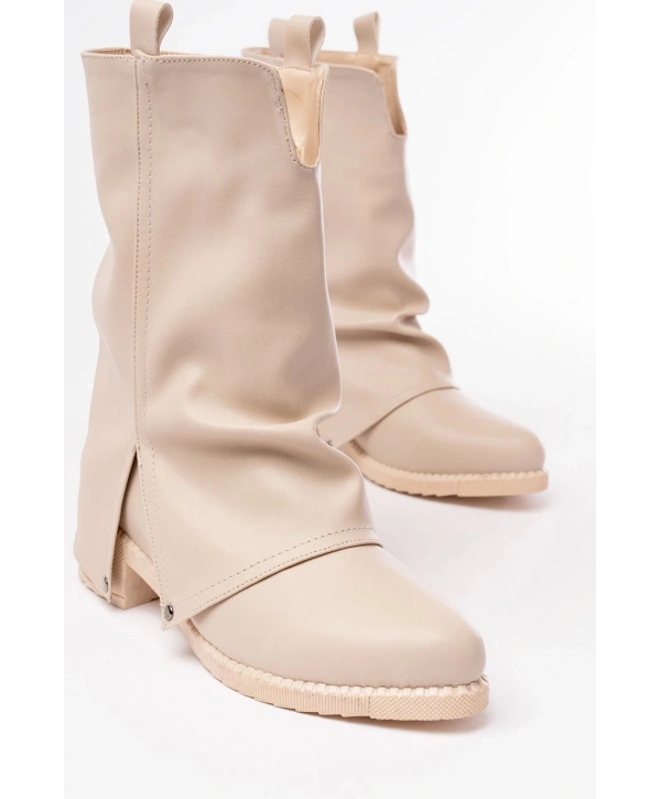 270-3045 Bej Günlük Kadın Bot