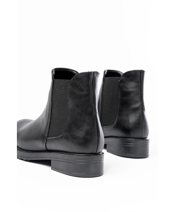 165-230 Siyah Lastikli Günlük Kadın Bot