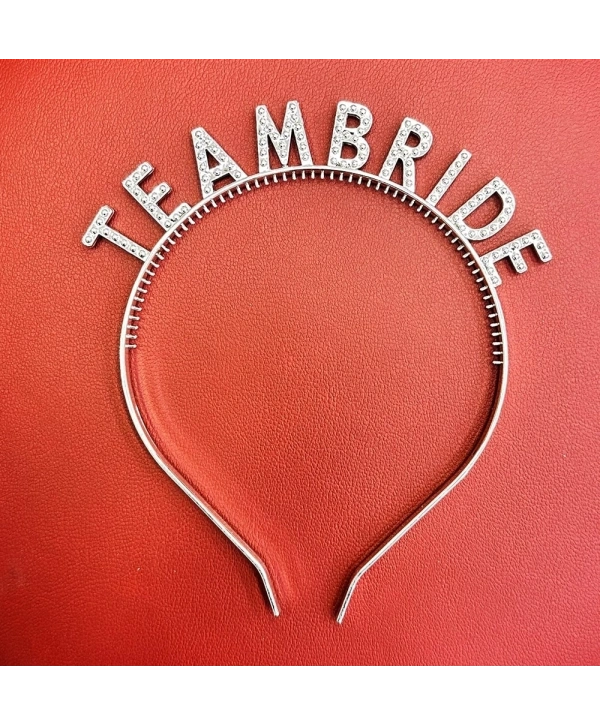 Gümüş Renk Team Bride Taç Plastik – Gelin Ve Nedime Tacı