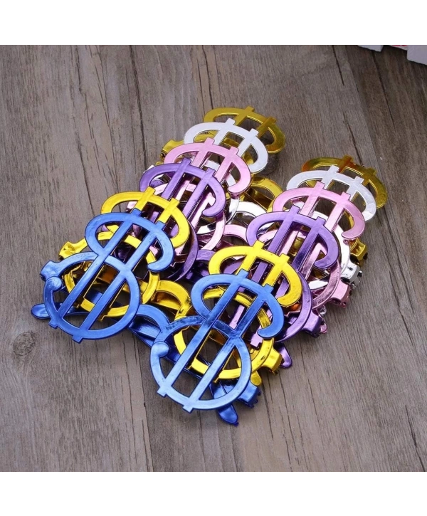 Dolar Şekilli Metalize Parti Gözlüğü 6 Adet