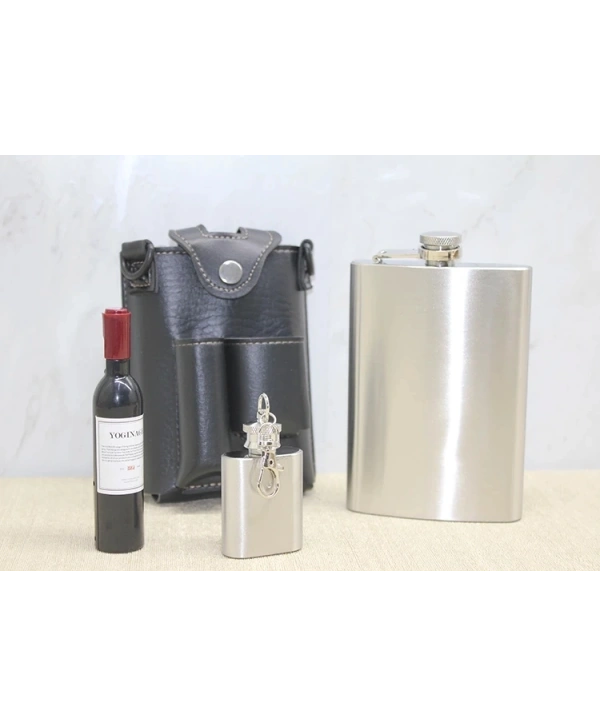 Deri Kılıflı Matara Seti Alk3927