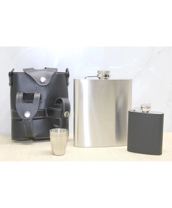 Deri Kılıflı Matara Seti Alk3930