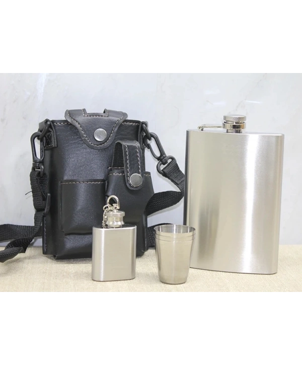 Deri Kılıflı Matara Seti Alk3928