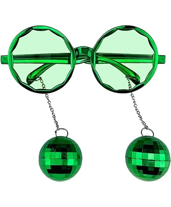 Disko Toplu Küpeli Parti Gözlüğü Yeşil Renk