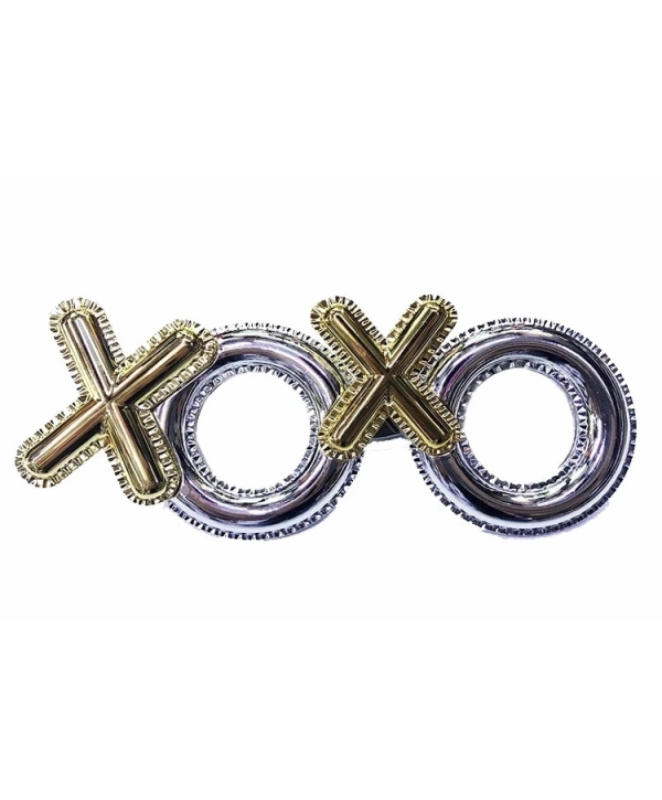 Gümüş Renk Xoxo Yazılı Parti Gözlüğü 17x7 Cm