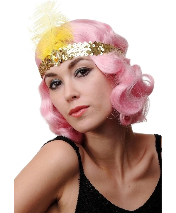 7039ler 8039ler Ve 9039lar Temalı Altın Renk Çarliston Saç Bandı