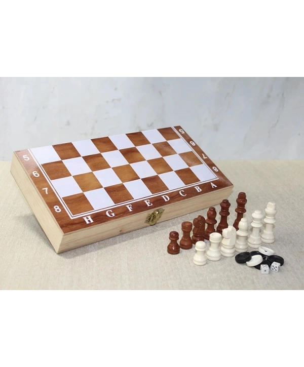 Ahşap Kutulu Satranç Alk4024
