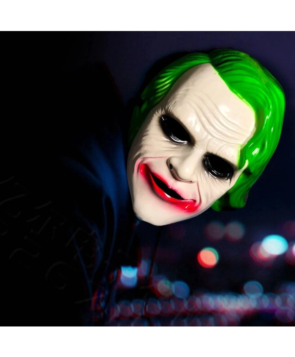 The Dark Knight Joker Maskesi Yeşil