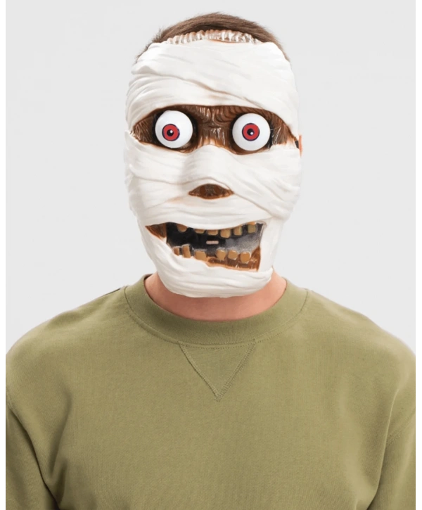 Sallanan Yaylı Oynar Gözlü Mumya Maskesi