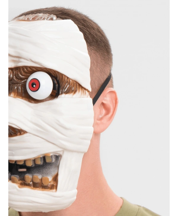 Sallanan Yaylı Oynar Gözlü Mumya Maskesi