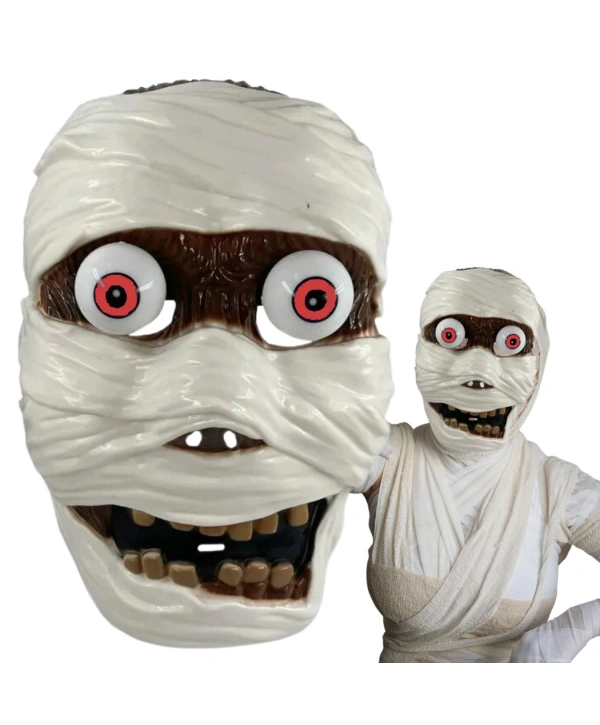 Sallanan Yaylı Oynar Gözlü Mumya Maskesi
