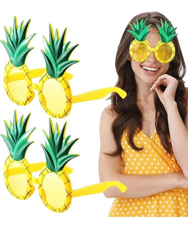 Tropikal Hawaii Ananas Şekilli Parti Gözlüğü 9.5 X 14 Cm
