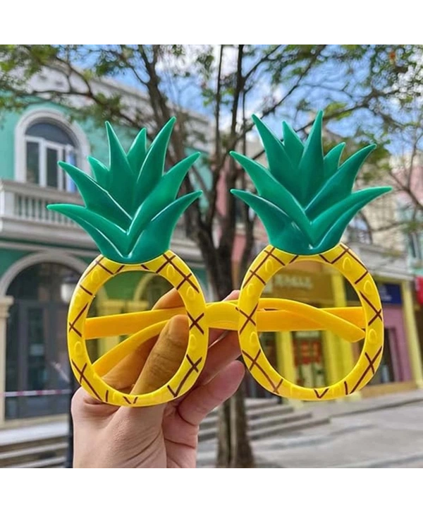 Tropikal Hawaii Ananas Şekilli Parti Gözlüğü 9.5 X 14 Cm