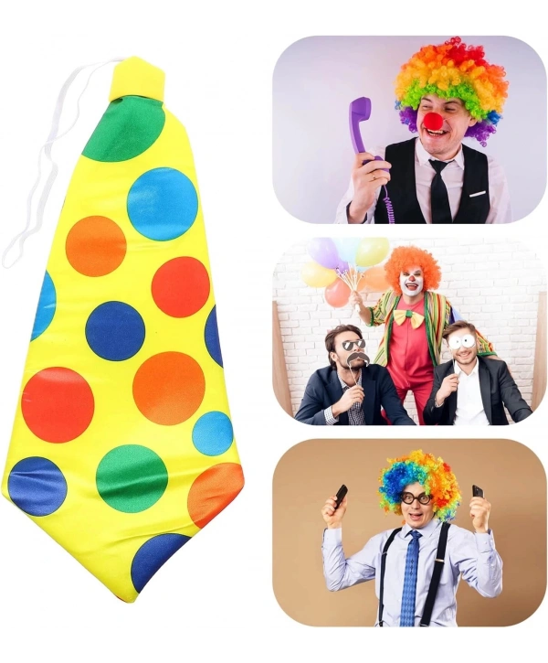 Palyaço Kravatı Lastikli Geniş Kesim 17x37 Cm