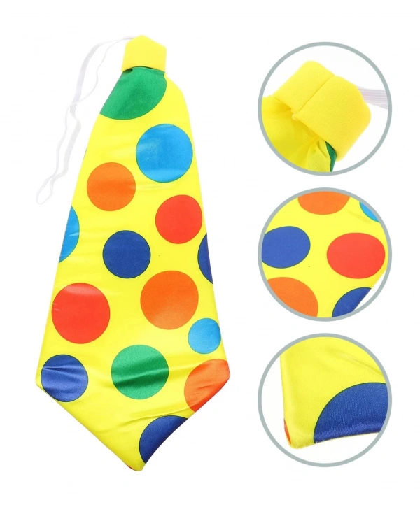 Palyaço Kravatı Lastikli Geniş Kesim 17x37 Cm