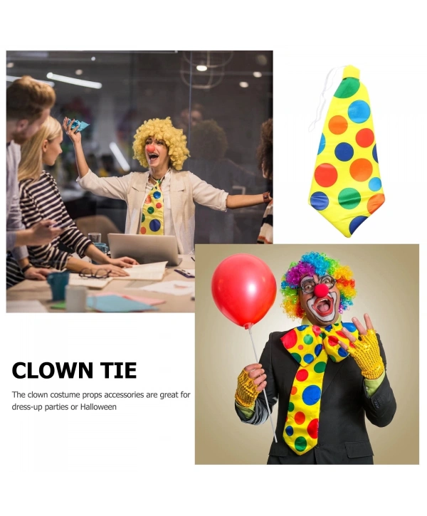 Palyaço Kravatı Lastikli Geniş Kesim 17x37 Cm