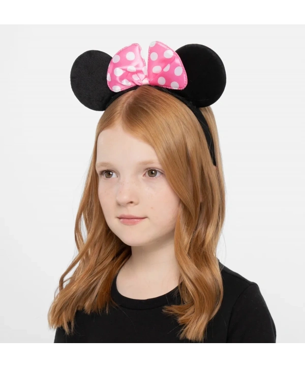 Pembe Fiyonklu Minnie Mouse Tacı Mini Kulak