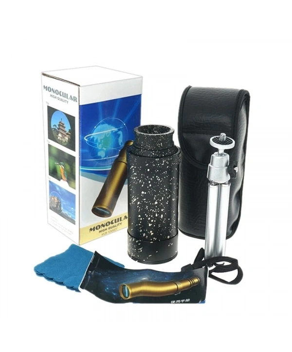 50x50 Panda Metal Gövde Tek Gözle Büyük Mercek Korsan Dürbün Syh