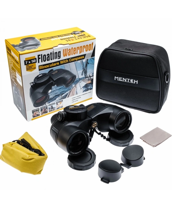 7x50 Profesyonel Dürbünü 1000m/132m Su Geçirmez Siyah