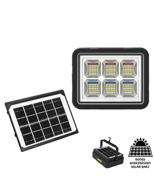 Wison 150w Güneş Enerjili Solar Kamp Feneriprojektör (ws-5570)