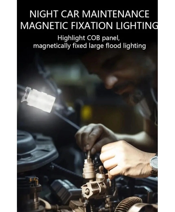 V15 Edc El Feneri 1200lm Anahtarlık Işık Tip-c Şarj Edilebilir Taşınabilir Mini Torch Mıknatıs Klips Ile Kamp Cep Fener