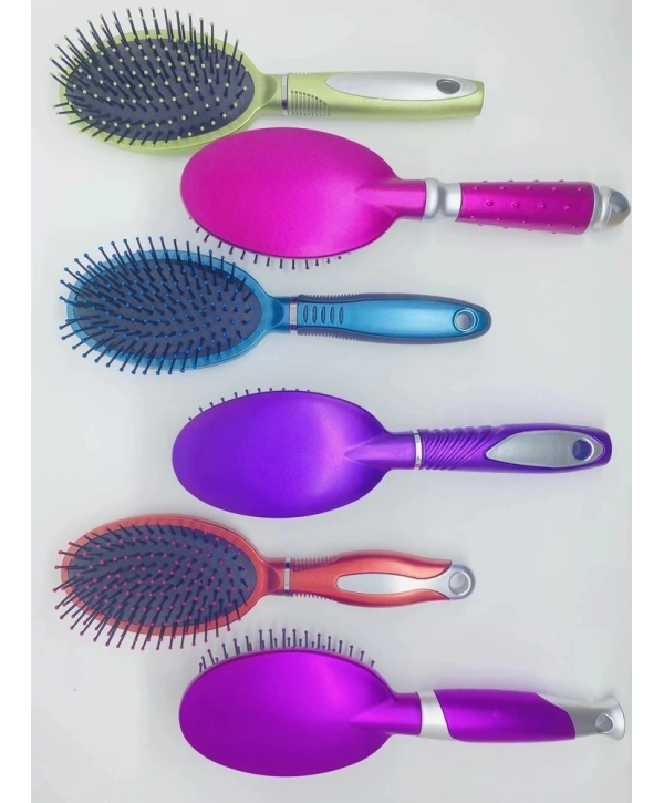 Haowei Oval Renkli Saç Fırçası Tarak