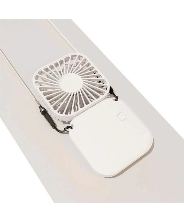 El Fanı Mini Masaüstü Ve Boyun Askılı Fan Portatif Şarjlı 3 Kademeli Vantilatör Soğutucu