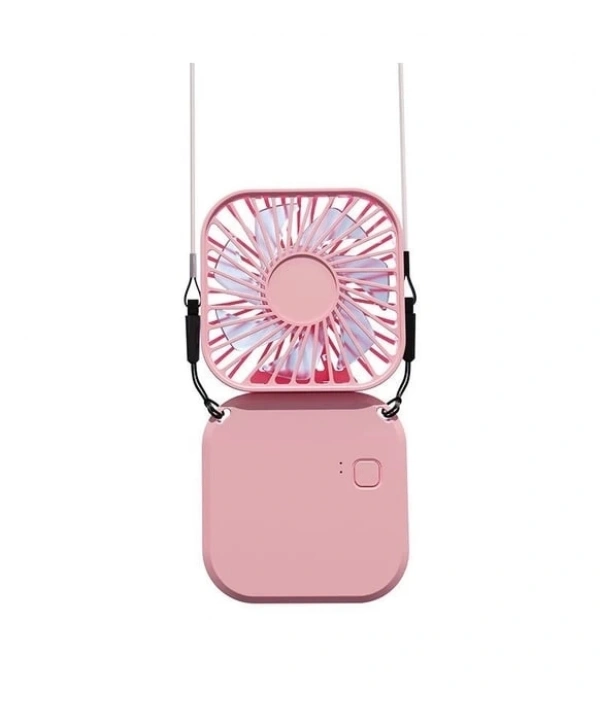 El Fanı Mini Masaüstü Ve Boyun Askılı Fan Portatif Şarjlı 3 Kademeli Vantilatör Soğutucu