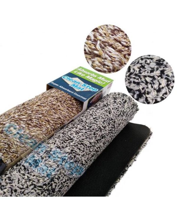 Clean Step Mat Yıkanabilir Mikrofiber Kir Toz Emici Iç-dış Ortam Paspas
