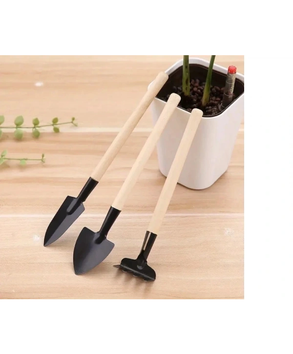 Mini Kazma Kürek Tırmık Seti - Portatif