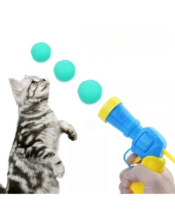 Peluş Top Atan İnteraktif Kedi Oyuncağı