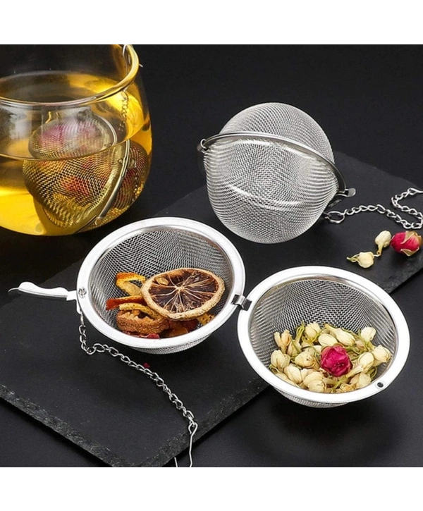 Paslanmaz Çelik Çay Demlik Küre Kilitleme Çay Topu