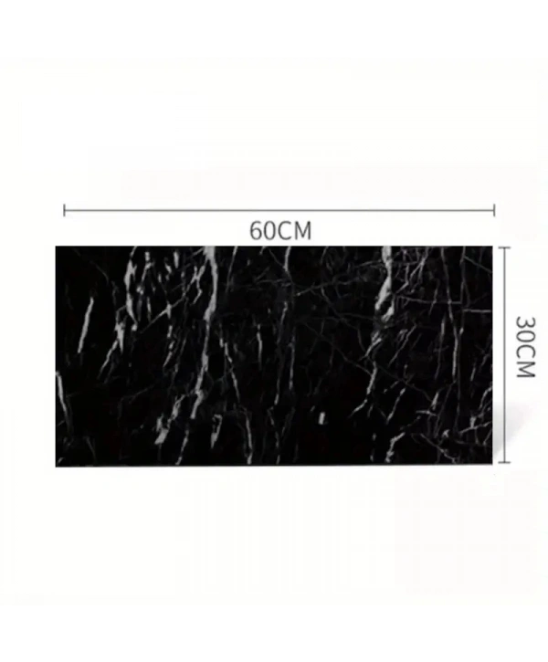 Siyah Mermer Desenli Alüminyum Plastik Duvar Sticker