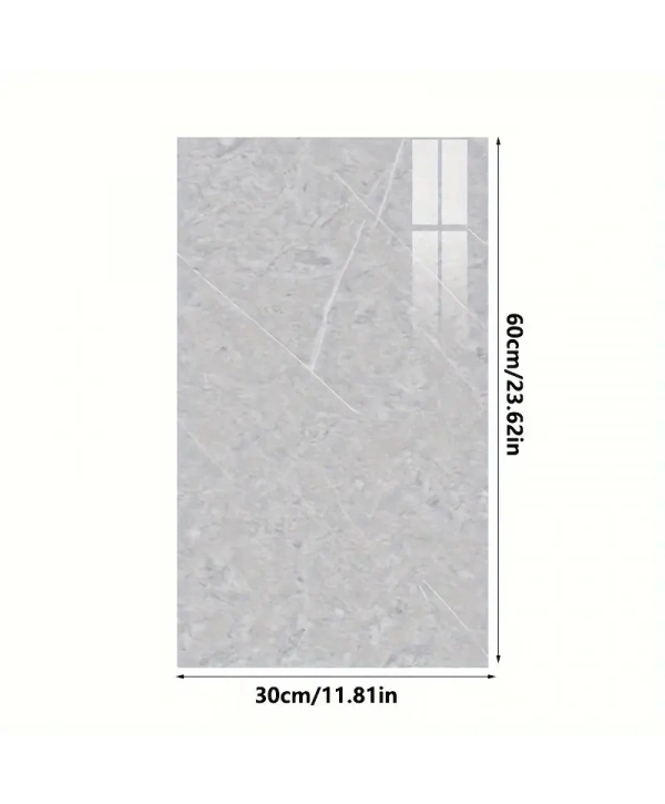 Gri Mermer Desenli Alüminyum Plastik Duvar Sticker