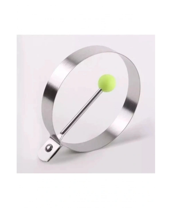 Metalik Daire Şeklinde Metal Omlet Yumurta Ve Krep Kalıpları