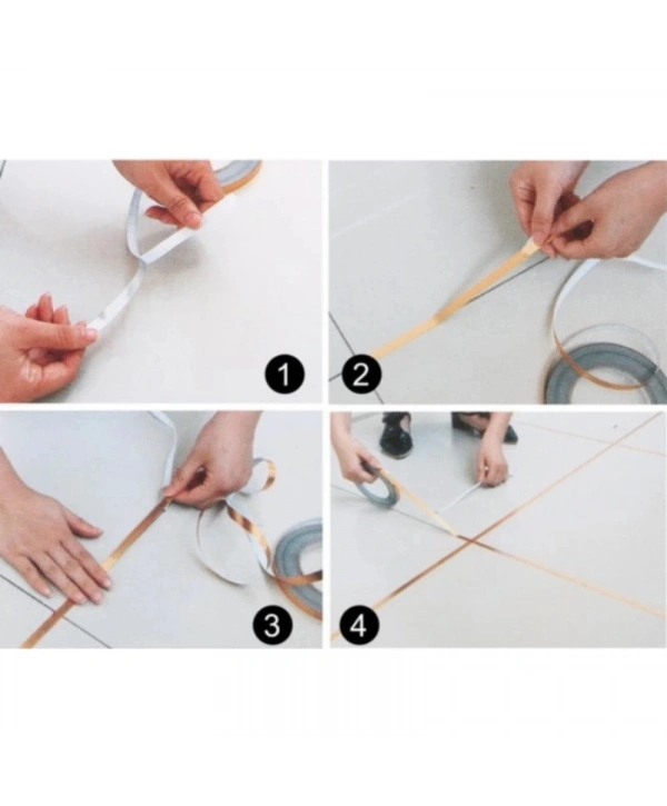 0.5 Cm 50 Metre Gold Fayans Arası Şerit Bant