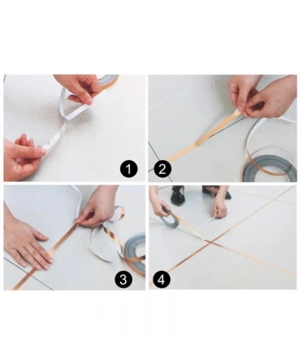 0.5 Cm 50 Metre Gri Fayans Arası Şerit Bant