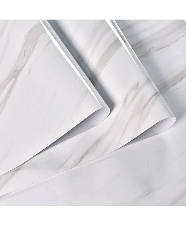 Açık Mermer Desenli Yapışkanlı Kaplama Kağıdı  Büyük Boy 5 Metre